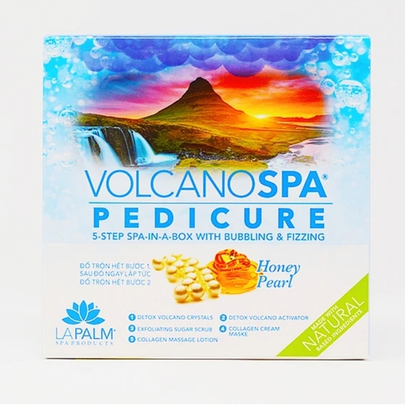 Volcano Spa Bubble fizz pedicure n box honey pearl - Picture 2 of 5